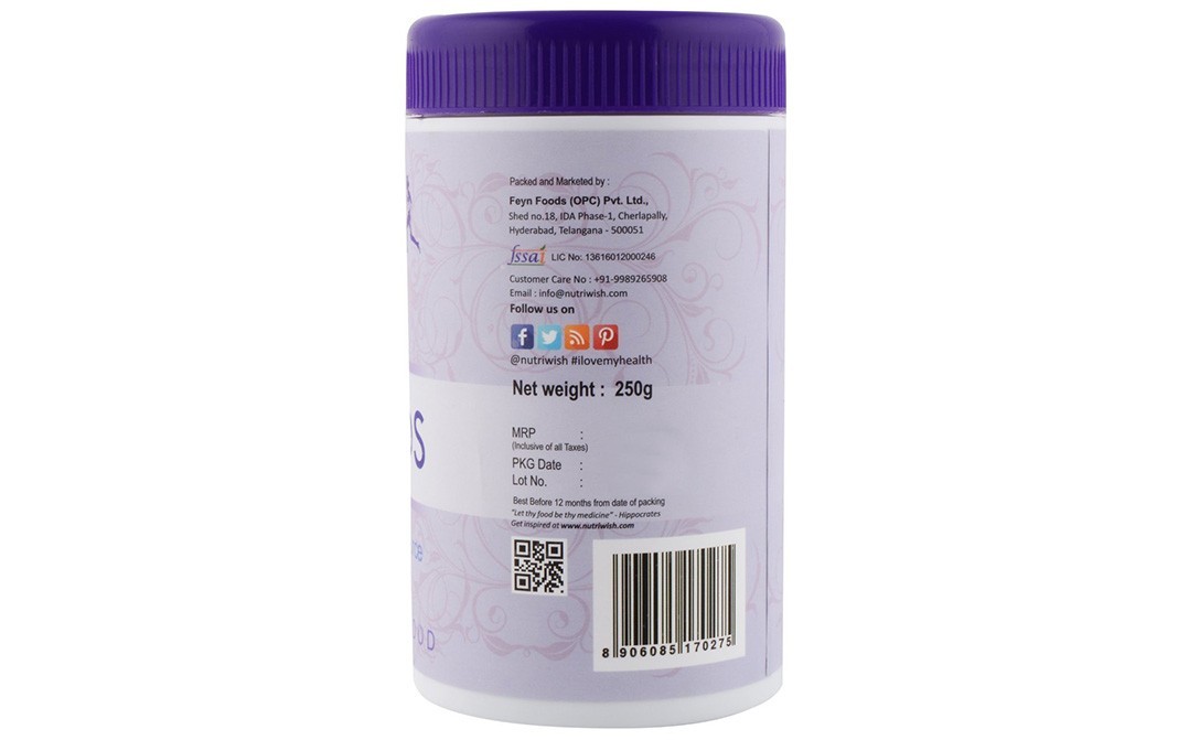 Nutriwish Chia Seeds    Plastic Jar  250 grams